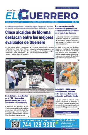 Viernes 10 de julio del 2026