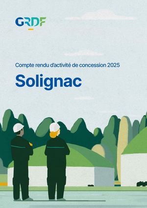 Compte-rendu d'activité de concession 2025 - Solignac - GRDF