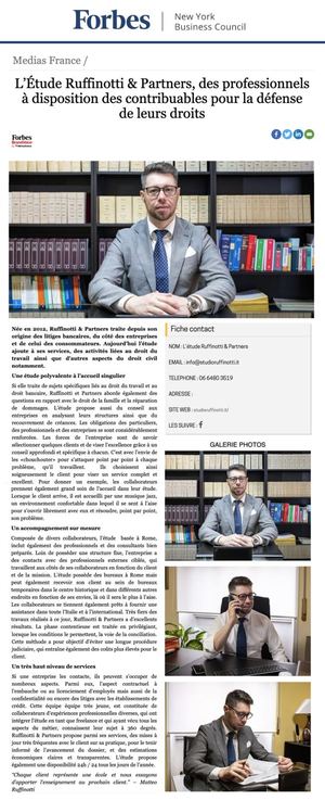 Avvocato A Roma Matteo Ruffinotti Forbes