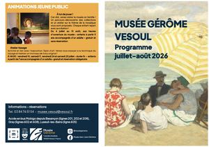 Plaquette été Musée Jean-Léon Gérôme