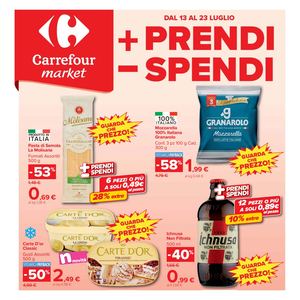 Volantino Carrefour Market Dal 13 Al 23 Luglio 2026