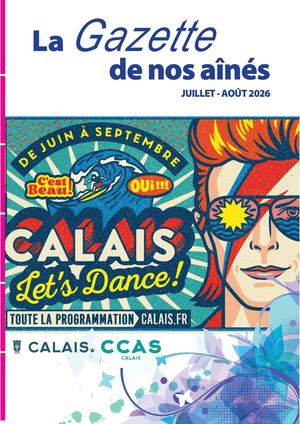 Gazette du CCAS de Calais Juillet - Août 2026