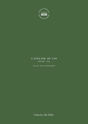 L'ATELIER DU VIN - COLLECTION 2026
