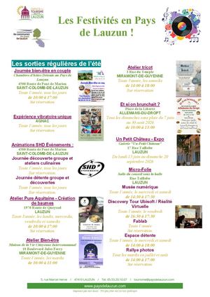 Fêtes et manifestations du 11 07 2026 au 26 07 2026