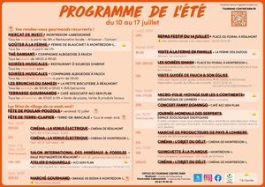 Programme Des Animations De L'été 2