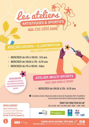 Ateliers Côté Gare | Saison 2026/27