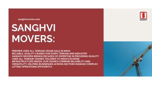 Sanghvi Movers Used All Terrain Cranes India