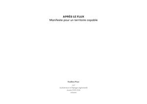 Puyo Emilien_Après Le Flux_Présentation projet