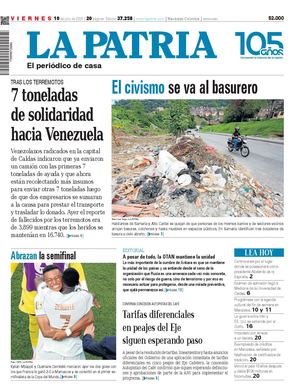 Portada 10 de julio del 2026