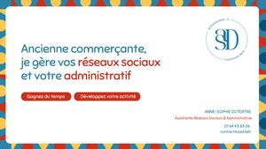 Portfolio Anne Sophie Dutretre - Assistante Administrative et Réseaux Sociaux