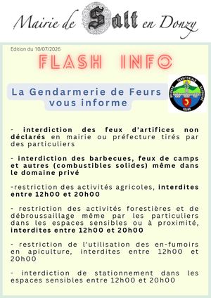 Flash Info 100726 N°1