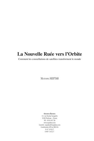 Extrait 2310 La nouvelle ruée vers l’orbite