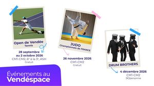 Programmation scolaire Vendéspace 2026-2027