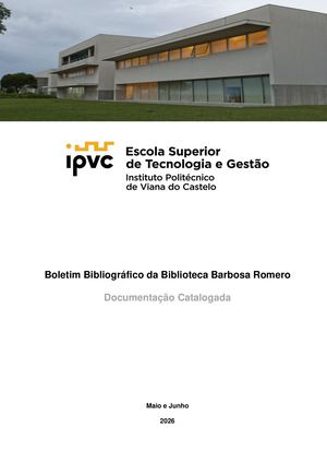 Boletim Bibliográfico Mai/Jun - 2026