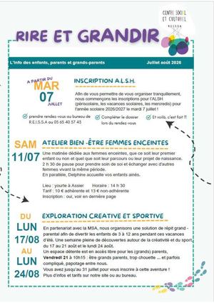 rire et grandir estival