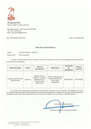 Avis 2026 30 Ingénieur Gestionnaire Des Données