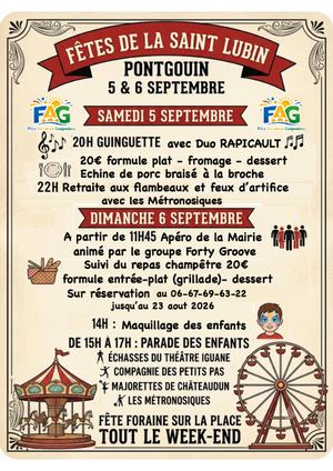 Affiche St Lubin 2026