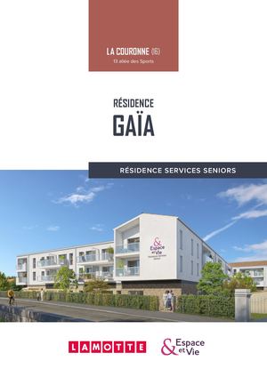 Résidence GAIA à La Couronne (16) - Résidence services seniors - Lamotte