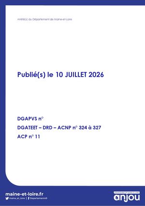 10 Juillet 2026 - Arretes Acnp 324 327 Acp 11