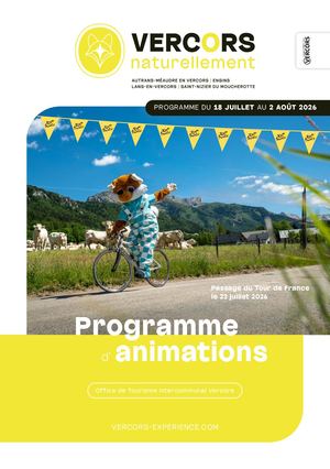Prog Animations OTI Vercors 18 Juillet 2 Aout