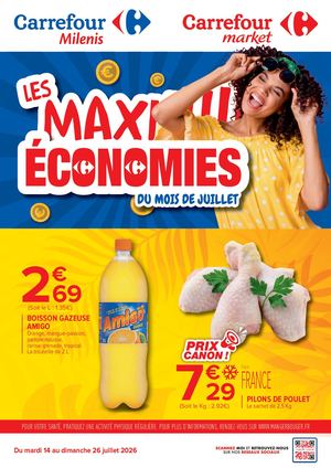 CATALOGUE PROMO CARREFOUR MILENIS/CARREFOUR MARKET GUADELOUPE PRODUITS PEYI ET D'AILLEURS JUIN 2026