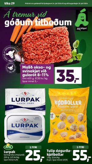 Á tilboðsblað vika 29 2026