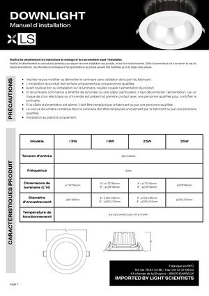 Downlight Milla • Seth Notice LS