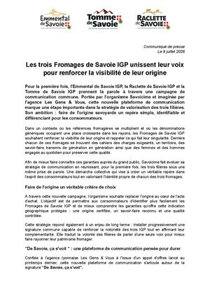 2026_07 Savoicime_Communication fromages IGP