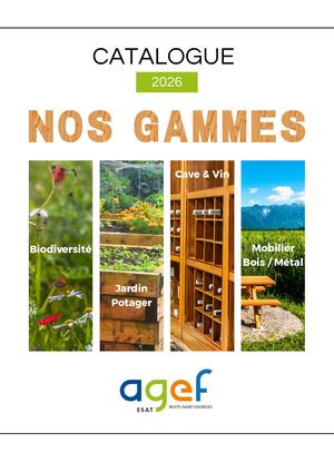 Catalogue Produits AGEF