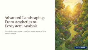 Advanced Landscaping From Aesthetics To Ecosystem Analysis