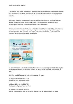 2026 Break Aidant 2026