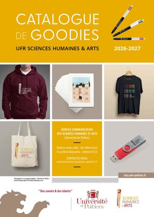 Catalogue Goodies UFR SHA 2026 2027