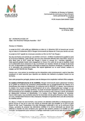 Mauges Communauté_avis SCOT