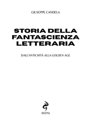 9788862886468 Fantascienza Letteraria