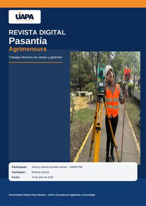 Revista Digital Pasantia Agrimensura Arianny