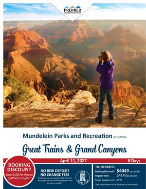 Great Trains & Grand Canyons Mundelein Park & Recreation 11apr27