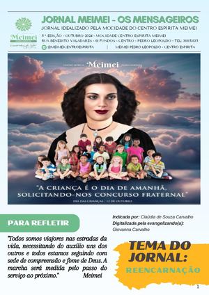 Jornal Meimei Os Mensageiros 5 ª Edição Outubro 2024