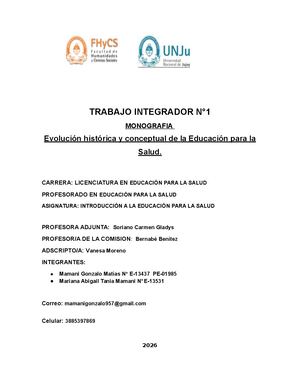 Evolución histórica de la educación para la salud