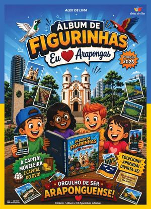 Álbum de Figurinhas Eu Amo Arapongas