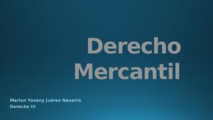 Semana 1 Derecho III PII