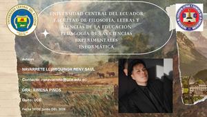 Universidad Central Del Ecuador Facultad De Filosofía, Letras Y Ciencias De La Educación Pedagogía De Las Ciencias Experimentales Informática (1)