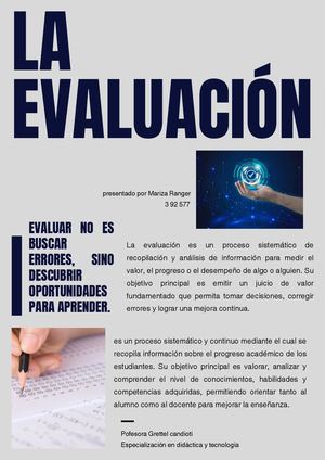 Revista La Evaluación
