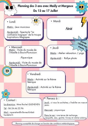 Centre Loisirs Semaine 2