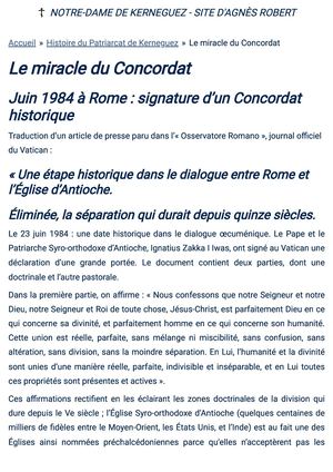 Le Miracle Du Concordat Histoire Du Patriarcat De Kerneguez (1)