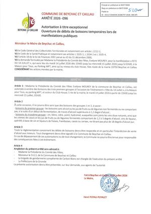 096 Comité Des Fêtes Débits De Boissons 14 Juillet Pref