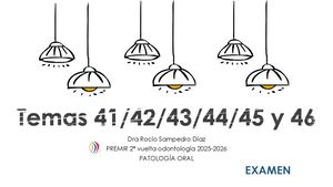 Bloque 3 Temas 41 42 43 44 45 46 Examen