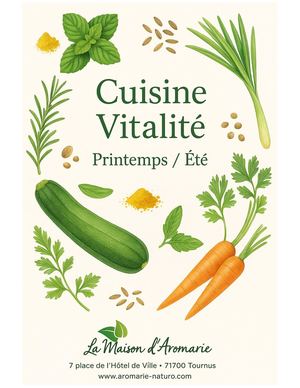 Livret Cuisine Vitalite Stylise Maison D Aromarie