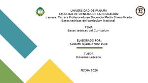 Curriculun Nacional