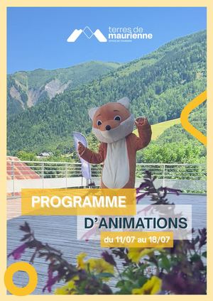Programme d'Animations du 11/07 au 18/07