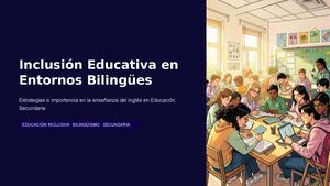 Inclusion Educativa En Entornos Bilingues